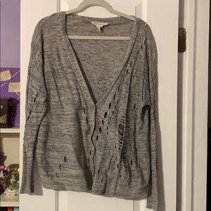 BCBG dipped sweater